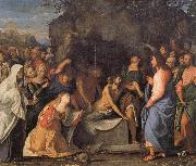Palma Vecchio The Raising of Lazarus Spain oil painting artist